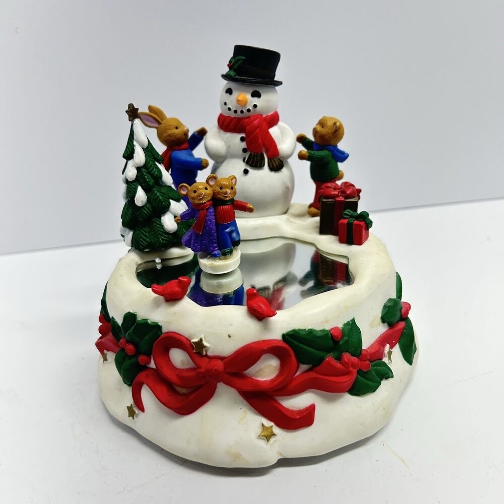 Vintage Avon Musical Twirling Skaters Have Yrslf a Merry Little Christmas 1996